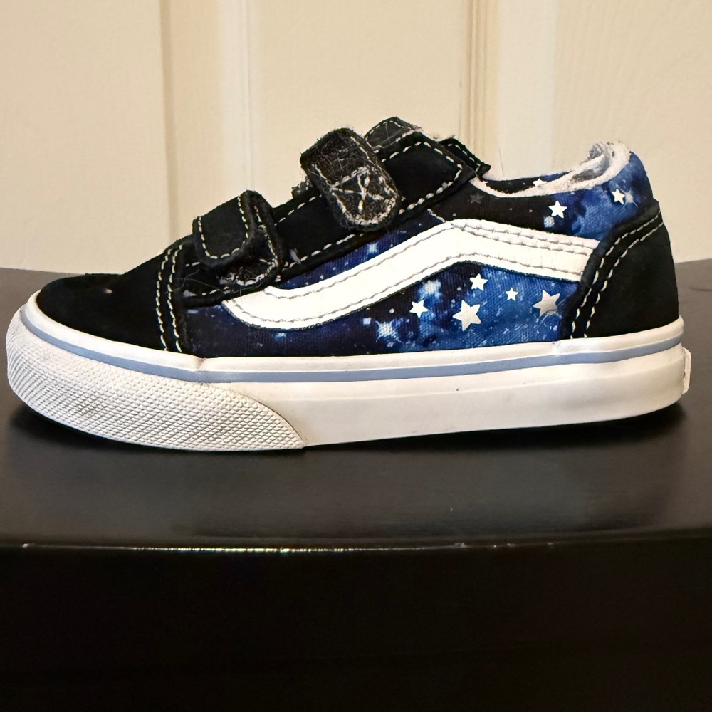 Vans Old Skool Glow Galaxy Sneakers Kid's Size 7